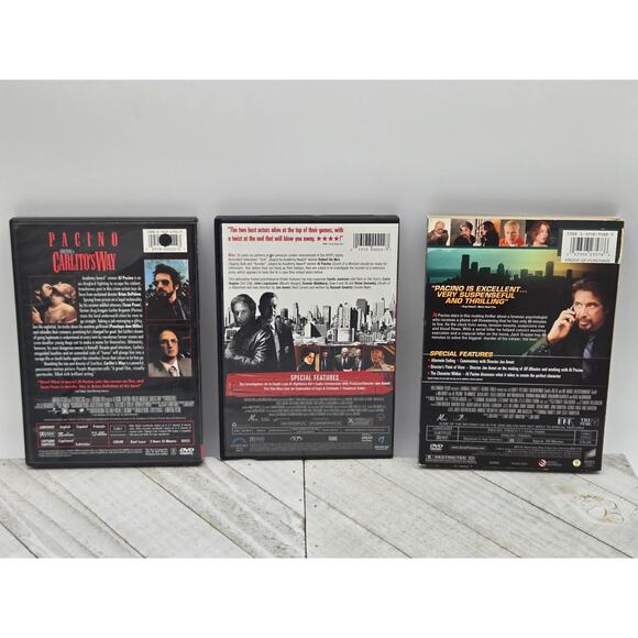 Al Pacino Dvd Movie Bundle | Carlitos Way & More | Action\ Thriller Lot - Picture 2 of 2